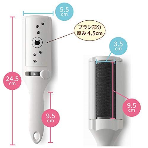 猫壱（necoichi） 抜け毛取りワイパーR ミクロ繊維ブラシが抜け毛をからめとる |  | 07