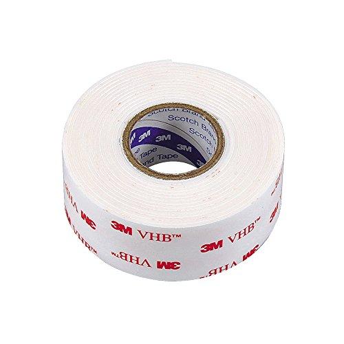 エーモンamon 超強力両面テープ バンパー・スポイラーなどに 車外用 強力固定タイプ 白 幅25mm×長さ2m×厚さ1.14mm 3910 | 