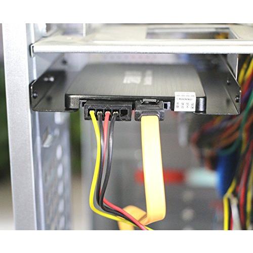 Pasow2パック HDD/SSD用変換ブラケット 2.5 → 3.5変換マウンタ サイズ変換ブラケット 2.5インチHDD/SSD変換マウンタ |  | 05