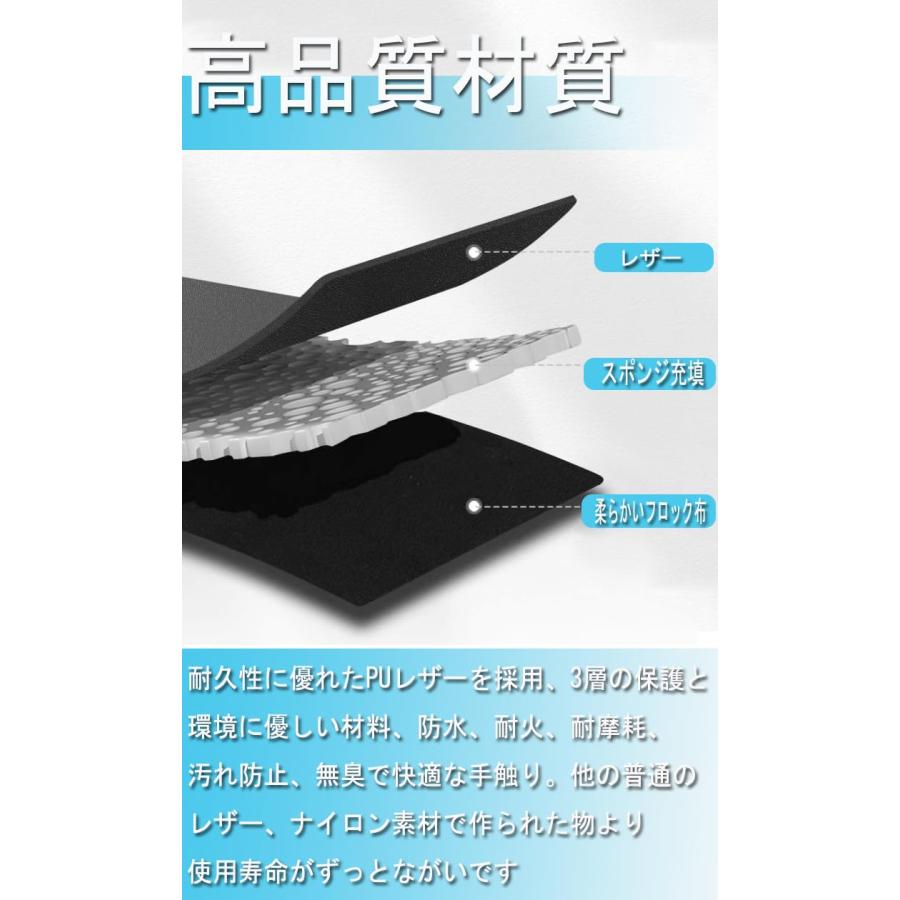 トヨタ ハリアー 80系 キックガード 専用設計PUレザー製 キックガード Harrier 80系 後部座席シートバックプロテクター内装 汚れ防 |  | 05