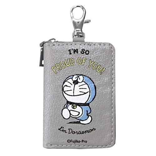 明邦Meiho スマートキーケース アイムドラえもん グレー 12.5cm×5.7cm | 