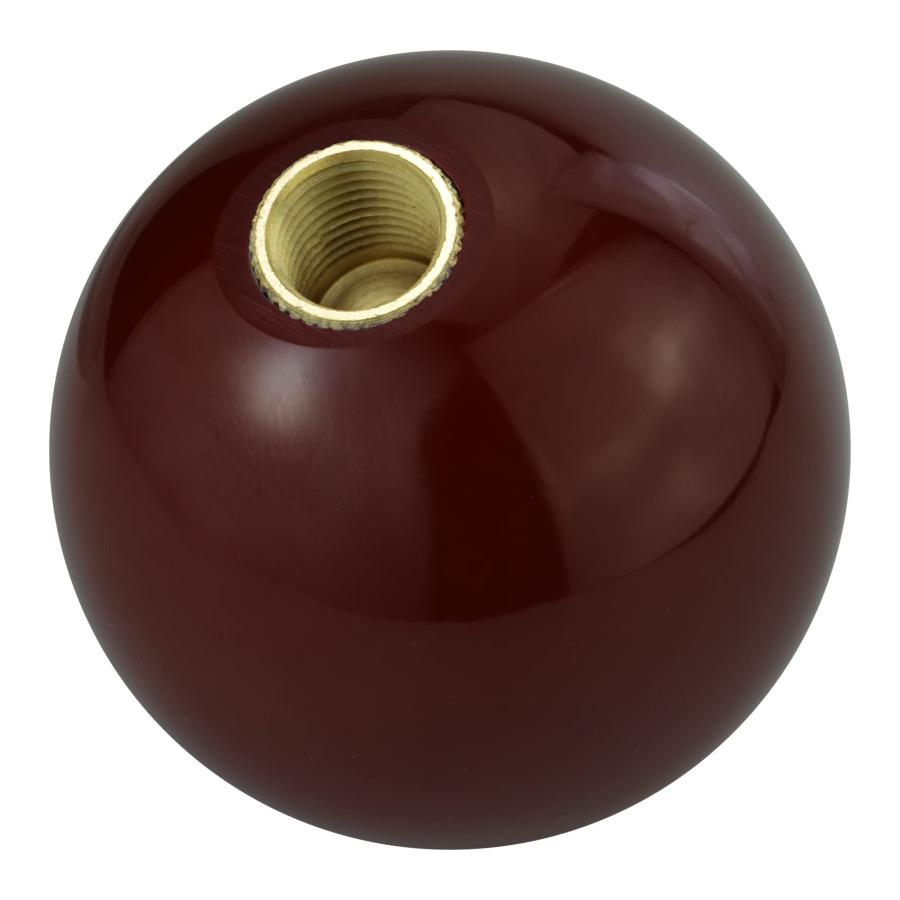 Abfer シフトノブ No。7ビリヤードボール型カーシフトレバーハンドルヘッド 自動マニュアル車用ユニバーサル褐 |  | 05
