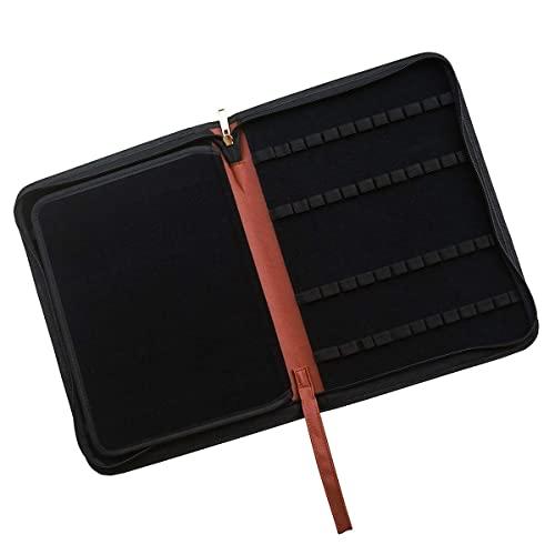 万年筆ケース 48 本 大容量 コーヒー PU レザー ケース 万年筆 ケース 収納 |  | 05