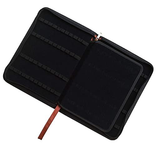万年筆ケース 48 本 大容量 コーヒー PU レザー ケース 万年筆 ケース 収納 |  | 08