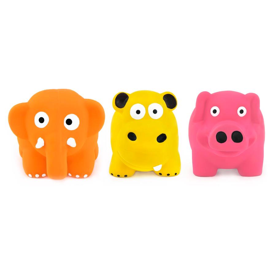 Chiwava 3個 7cm 可愛い立っている動物 ペットセットインタラクティブおもちゃ 小型犬に適用 多色 |  | 01