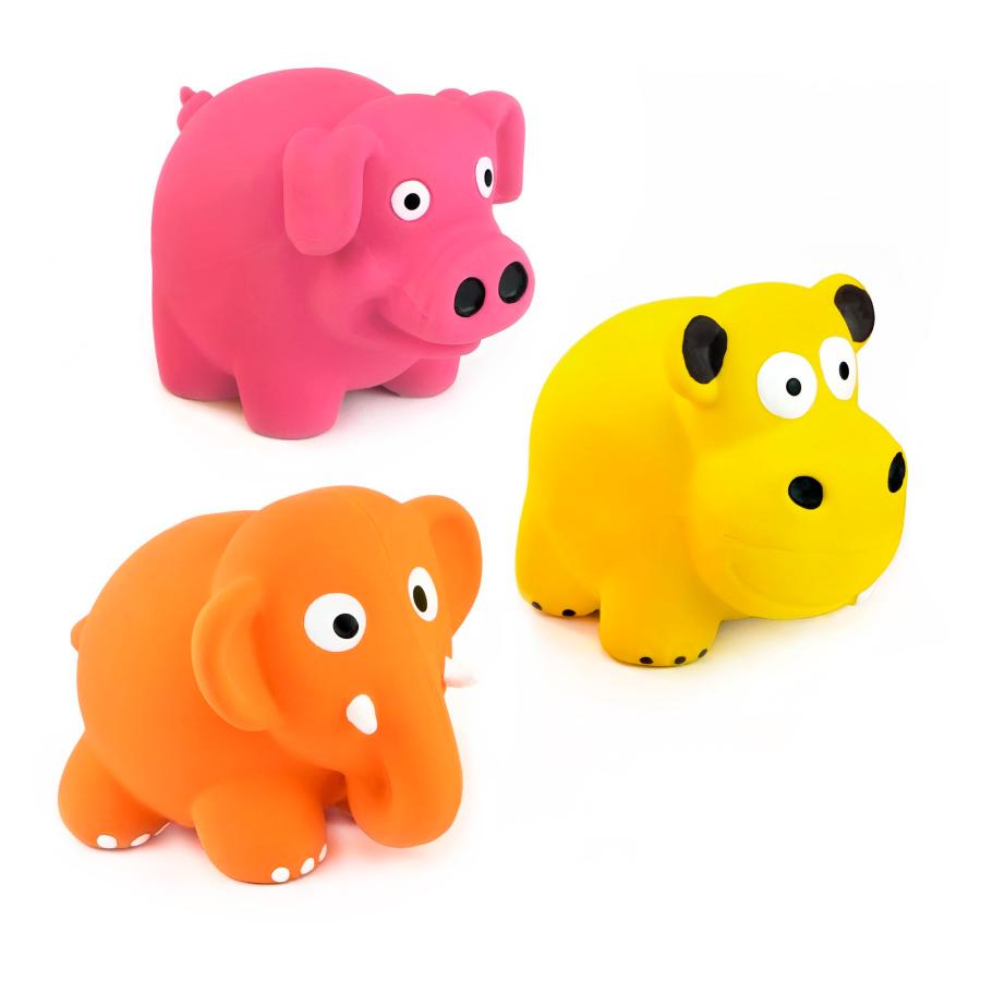 Chiwava 3個 7cm 可愛い立っている動物 ペットセットインタラクティブおもちゃ 小型犬に適用 多色 |  | 02