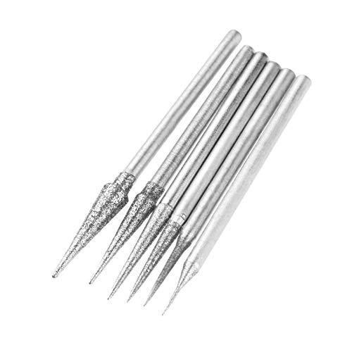 6本セット ダイヤモンド コーティング 研磨針 ドリルビット ネイルヘッド 研削工具 2.35mm |  | 04