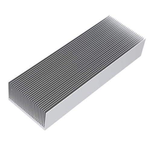 大型 ヒートシンク 冷却 フィンアルミ 400 x 69 x 36mm クーラー 27 フィン 冷却板 放熱板 銀色 | 