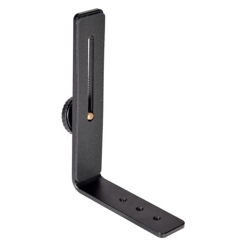 エツミ 撮影プレート 縦位置L型 ブラケット II 中級機やグリップ付き一眼レフに VE-2181 | 