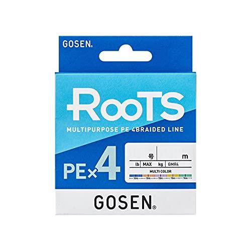 GOSEN - GOSEN ダイアモンド　4番 ゴーセンGosen ルーツ PE×4 マルチカラー 200m 0.4号