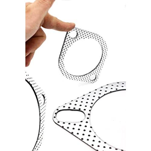 YFFSFDC マフラーガスケット ターボガスケット 強化リング 排 気ガスケット2枚入りφ 58-60mm |  | 02