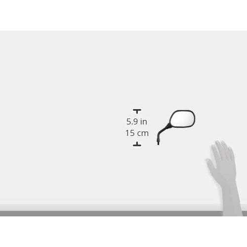 キジマ kijima バイク バイクパーツ ミニミラー 62x95 右側 正ネジ8mm 汎用 ブラック 203-9275 |  | 02