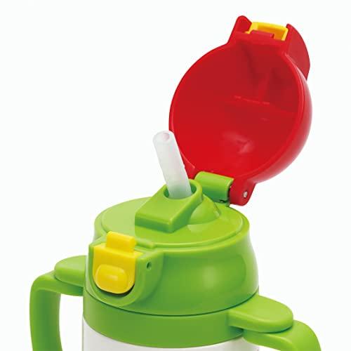 スケーターSkater 両手 ストロー付き ステンレス 水筒 350ml ベビーマグ はらぺこあおむし フルーツ STWM3N-A |  | 02