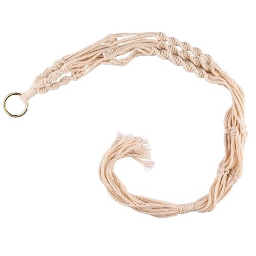 Gadgetman 植木鉢 マクラメ スタイル 麻ロープ プラントハンガー 観葉植物 吊り下げ ロープ ハンギングプランター 3種セット 65c |  | 04