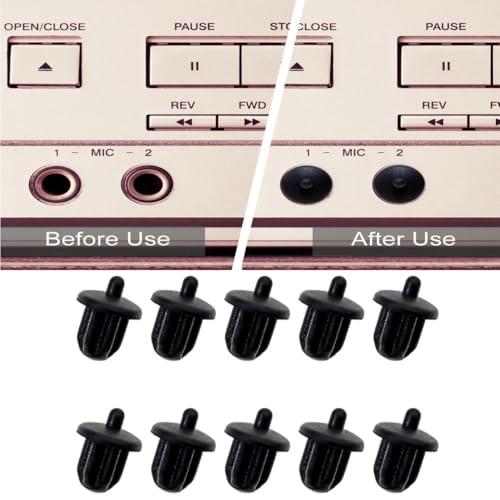 ダストプラグ 防塵保護カバー ソフトなシリコン素材 10個入り オーディオジャック PC/AV機器用 6.35mm オーディオファン ダストキャ |  | 04