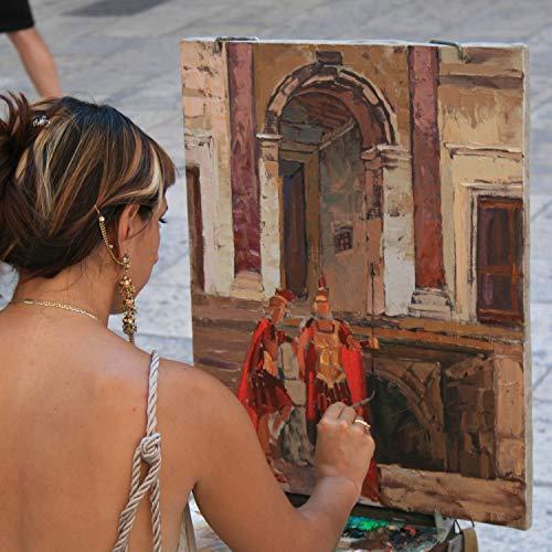 AUREUO 張りキャンバス セット F15 65.2cmX53cm 中目 100％コットン 2枚 初心者 絵画用具 芸術絵創作 現代油絵 美術 |  | 06