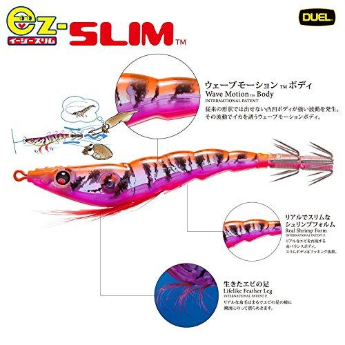 DUELデュエル スッテ EZ-SLIM 布巻 80mm 重量:4g A1626-BLP-ブルー夜光ピンク イカメタル ドロッパー |  | 02