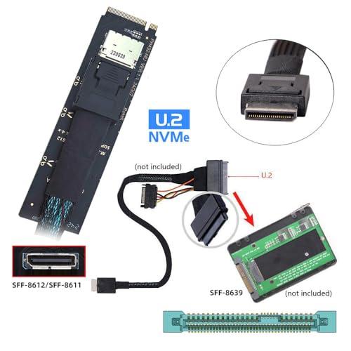 NFHK 2280 PCI-E4.0 M.2 M-key to Oculink SFF-8612 SFF-8611 Vertical Host |  | 02
