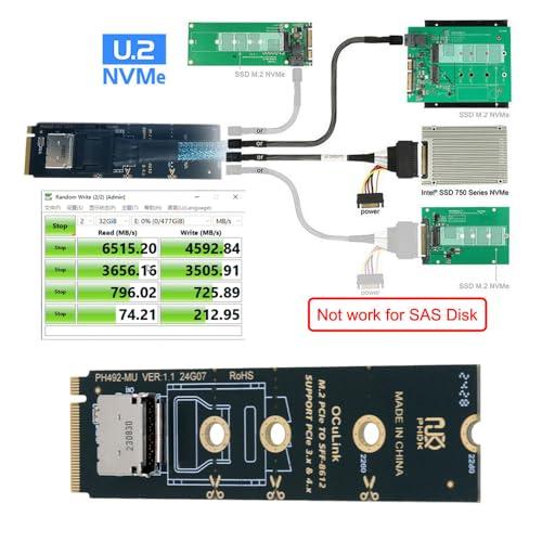 NFHK 2280 PCI-E4.0 M.2 M-key to Oculink SFF-8612 SFF-8611 Vertical Host |  | 07