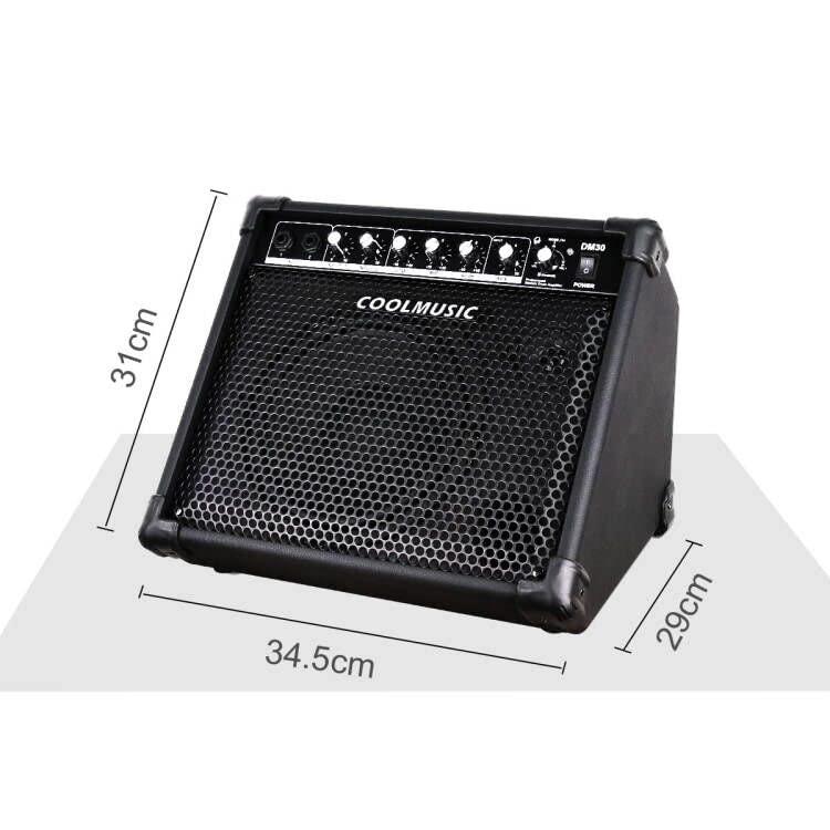 Coolmusic DM30 AMP 30 ワット電子ドラム アンプ キーボード アンプ 