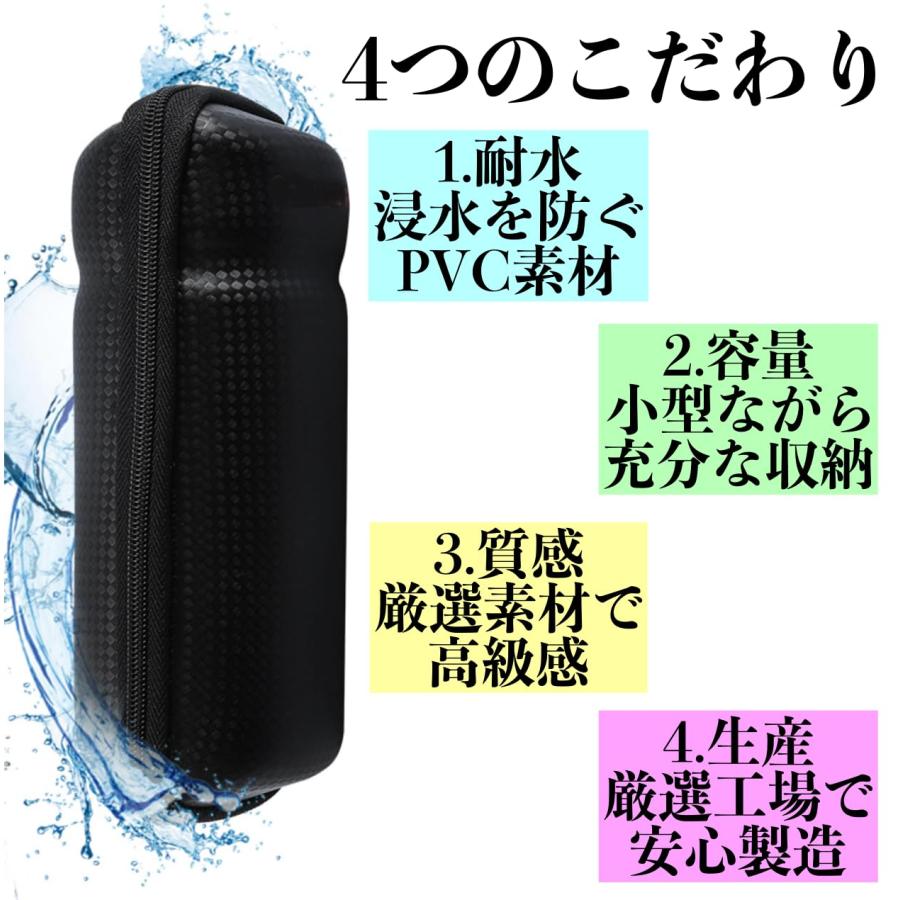 ChicHeute チックホイテ ツールケース ツールボトル ファスナータイプ カーボン柄 ロードバイク PVC 防水性 メンテナンス サイクリ |  | 02