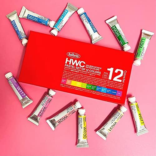 ホルベイン 透明水彩絵具 W452 5ml パステルカラー12色セット 03452 |  | 01