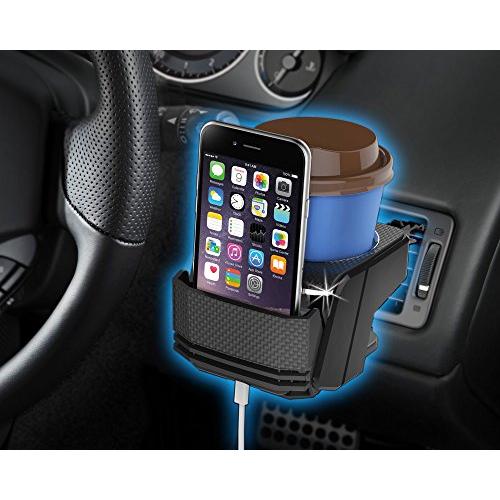 星光産業 車内用品 ドリンクホルダー EXEAエクセア ポケットA/Cホルダー カーボン EB-198 |  | 01