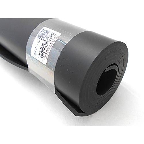 和気産業 ゴムシート 黒 厚さ3mmX幅300mmX長さ1M すべり止め クッション材 GS-107 1巻 |  | 03