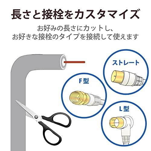 DXアンテナ 同軸ケーブル 2K 4K 8K 対応 30m 両端無加工 S-4CFB ホワイト S4CFB30SP |  | 04
