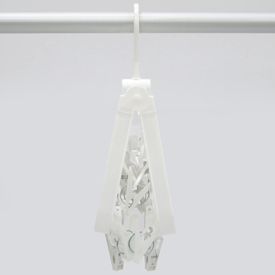 東和産業 洗濯 物干し ハンガー NSR小物干しハンガー ホワイト 24ピンチ 部屋干し 室内干し |  | 03