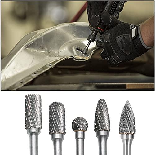 SeonFook 5本セット 超硬ドリルビット 6mm軸 10mmドリル径 ロータリーカッター リューター ドリル ロータリーバー タングステン |  | 02