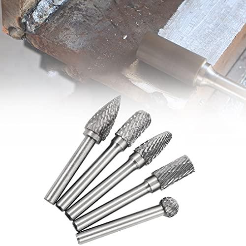 SeonFook 5本セット 超硬ドリルビット 6mm軸 10mmドリル径 ロータリーカッター リューター ドリル ロータリーバー タングステン |  | 03