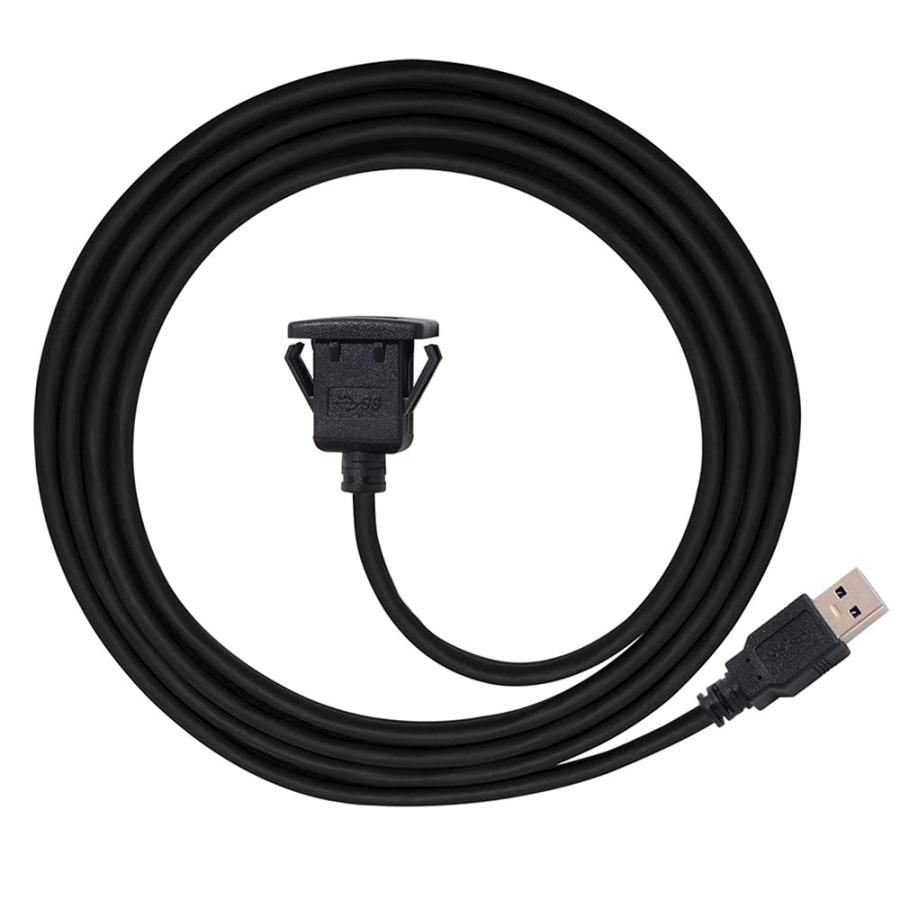 NFHK シングルUSB 3.0 1M防水延長ラッチマウントカーAUXケーブル |  | 05