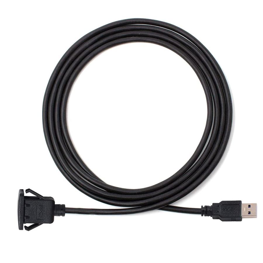 NFHK シングルUSB 3.0 1M防水延長ラッチマウントカーAUXケーブル |  | 06