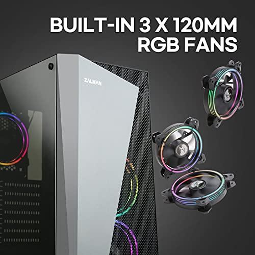 ZALMAN S4 Plus ミドルタワーPCケース RGBファン 3基搭載 CS7798 |  | 01