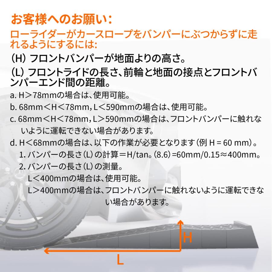 OULEME カースロープ タイヤスロープ ローダウン車 整備用スロープ ジャッキ サポート 車スロープ ローダウン用ジャッキ タイヤ交換 オイ |  | 06