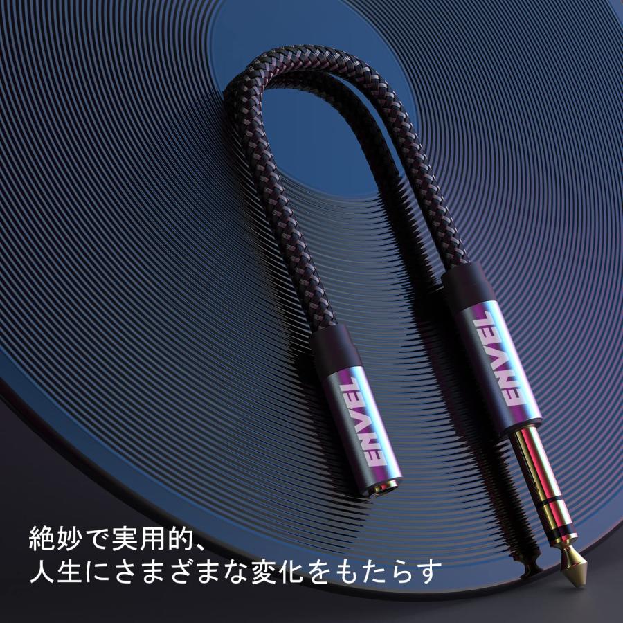 ENVEL ステレオミニプラグ 変換 6.35mmオス 3.5mmメス ヘッドホンプラグ 端子 変換 ステレオプラグアダプター |  | 07