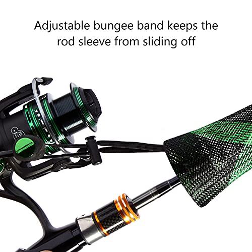 Bassdash バスダッシュ 竿袋 ロッドカバー 釣り 竿カバー PET製 ロッドケース ロッドスリーブ ロッドソックス 2点入り |  | 04