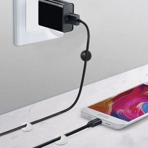 XSAJU コードクリップ ケーブルドロップ ケーブルクリップ 15個入り デスク周辺整理 ケーブル収納 両面テープ取付け ブラック |  | 04