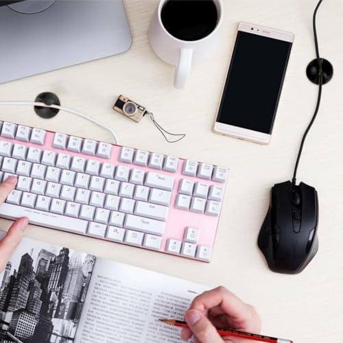 XSAJU コードクリップ ケーブルドロップ ケーブルクリップ 15個入り デスク周辺整理 ケーブル収納 両面テープ取付け ブラック |  | 06