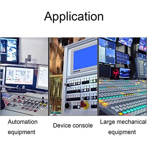 Kiligen 5個 LED 防水インジケータライト パイロットライトシグナル インジケータ10mm AC/DC 12-24V （イエロー） |  | 05