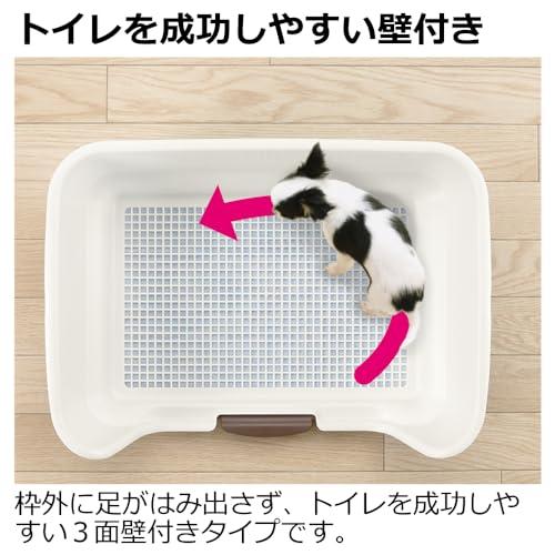 リッチェル お掃除簡単ステップ壁付トイレ ダークブラウン ワイド |  | 02