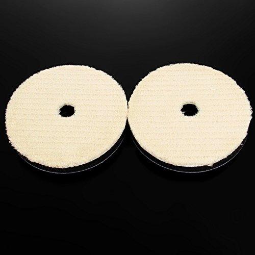 2枚入り ポリッシャー用 ウールパッド バフ研磨 研磨パッド 150mm |  | 03