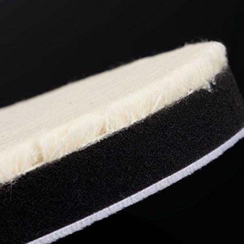 2枚入り ポリッシャー用 ウールパッド バフ研磨 研磨パッド 150mm |  | 06