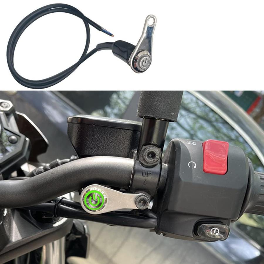 YFFSFDC オートバイハンドルバースイッチ 12V LED ATVバイク LED 警告灯 ハザードライト ヘッドライトフォグライトスイッチ |  | 04