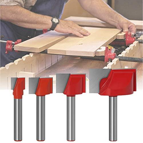 Bestgle 9ピース6mmシャンク クリーニング底ルータービットタングステン鋼 超硬クリーニングボトムビット超硬刃トリマービット 木工フライ |  | 04