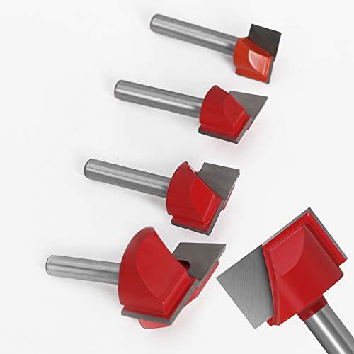 Bestgle 9ピース6mmシャンク クリーニング底ルータービットタングステン鋼 超硬クリーニングボトムビット超硬刃トリマービット 木工フライ |  | 08