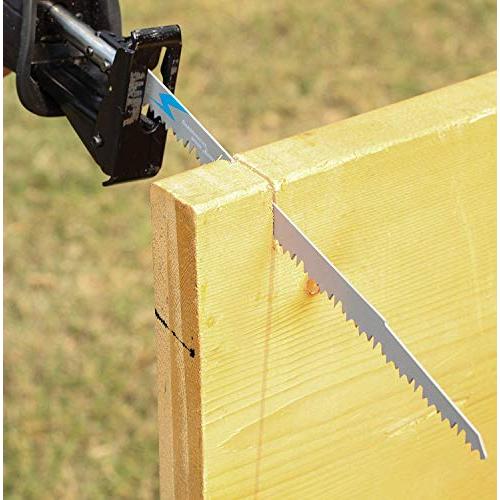 EZARC レシプロソー替え刃 枝切り用 300mm 5山 電気のこぎり替え刃 木工用 セーバーソーブレードセット 生木 庭園剪定 木材切断 樹 |  | 02