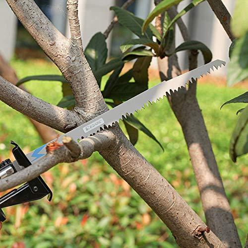 EZARC レシプロソー替え刃 枝切り用 300mm 5山 電気のこぎり替え刃 木工用 セーバーソーブレードセット 生木 庭園剪定 木材切断 樹 |  | 03