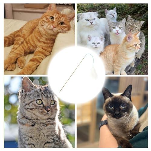 羽根つき猫じゃらしピンク 猫用おもちゃ 超軽量タイプ | 運動不足＆ストレス解消に最適 |  | 07